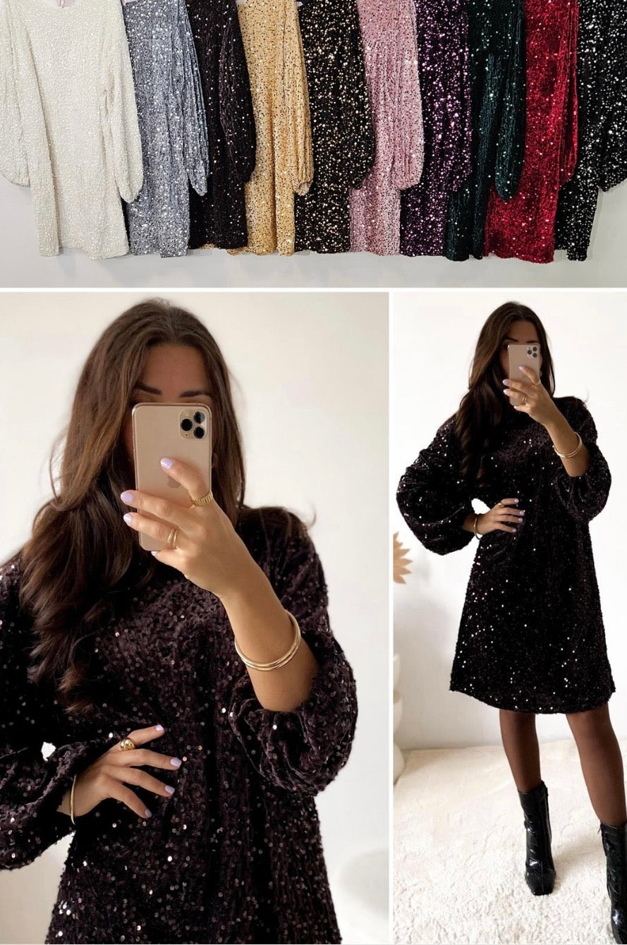 Pailletten Kleid