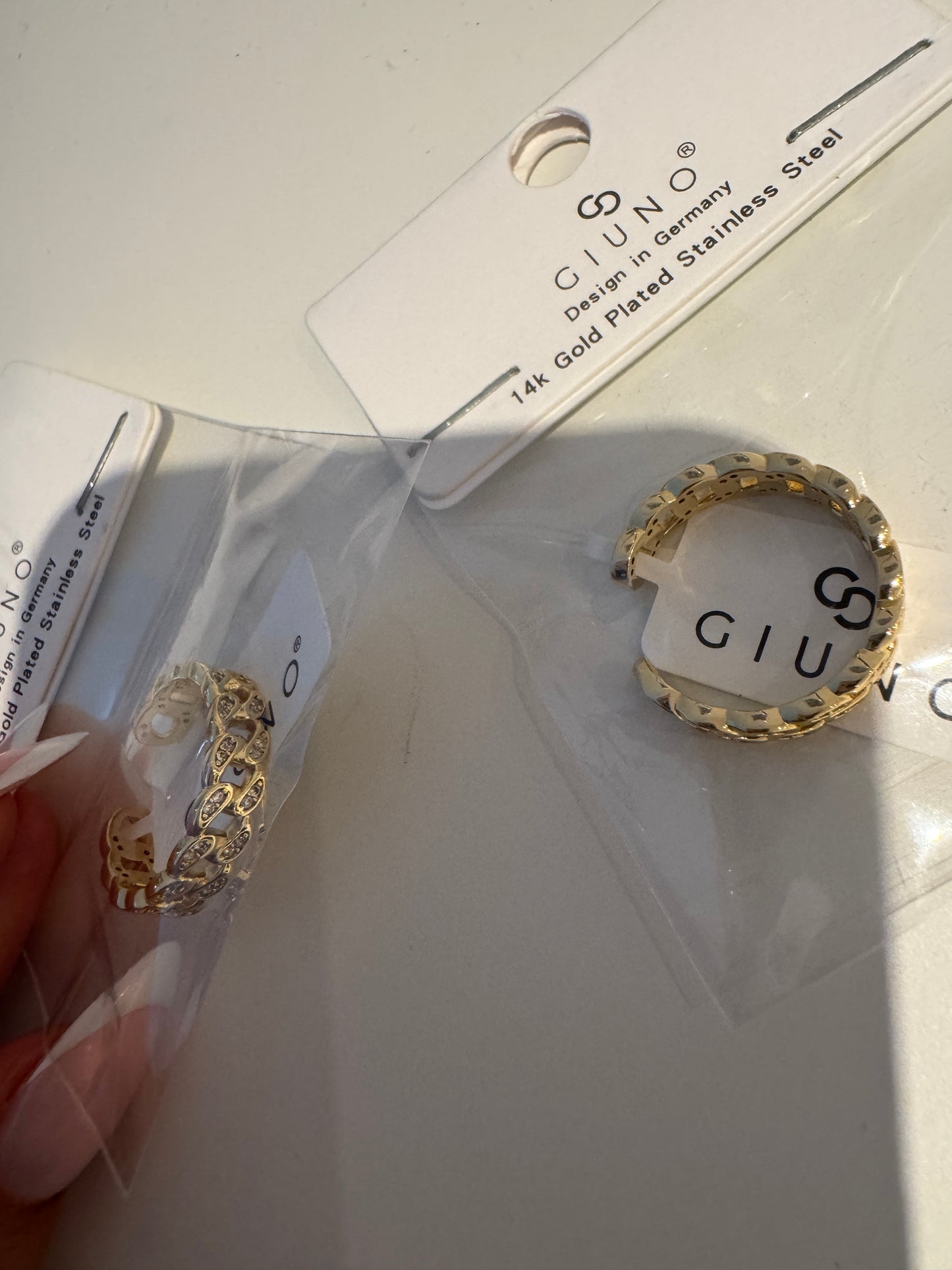 Ring mit Strass verstellbar