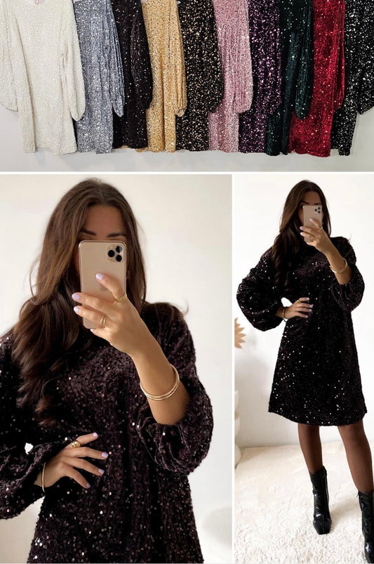 Pailletten Kleid