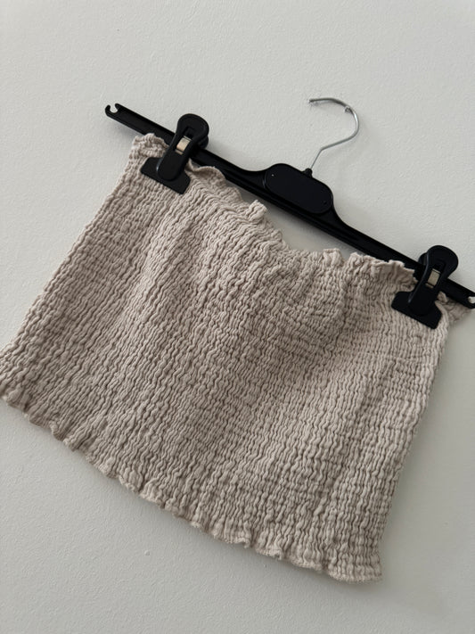 Musselin Bandeau Top