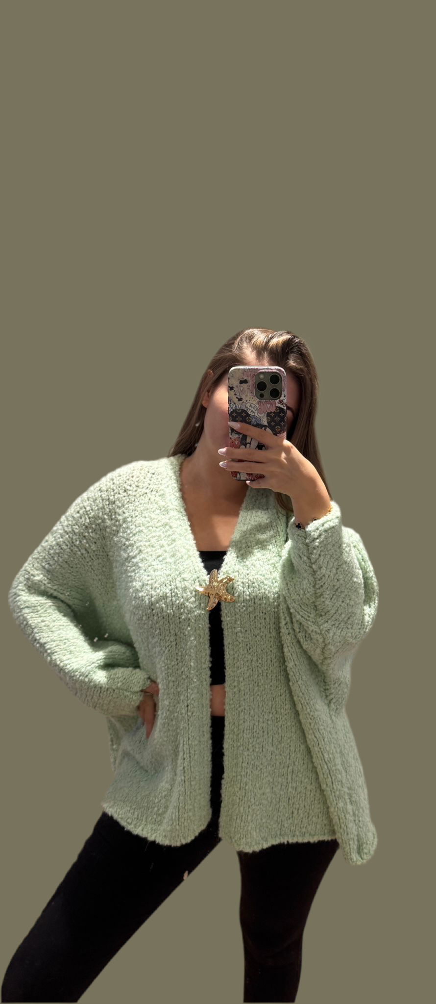 Boucle Cardigan Star