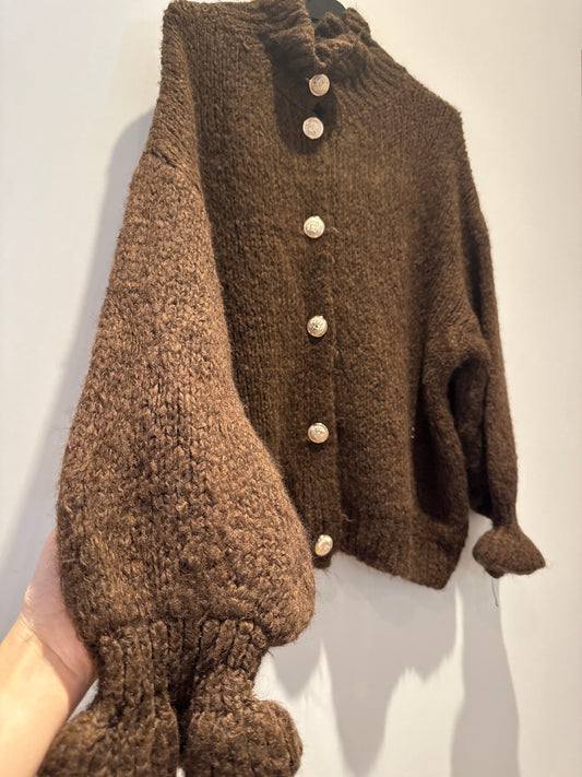 Cardigan Lia mit Rüschen