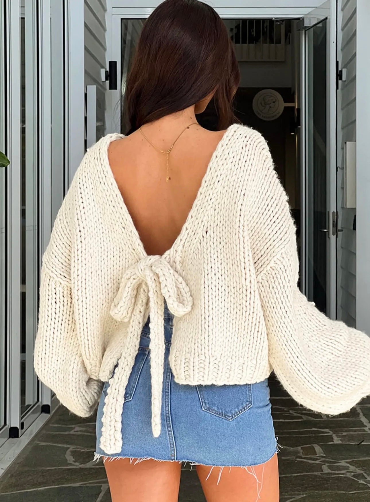 Schleifen Cardigan