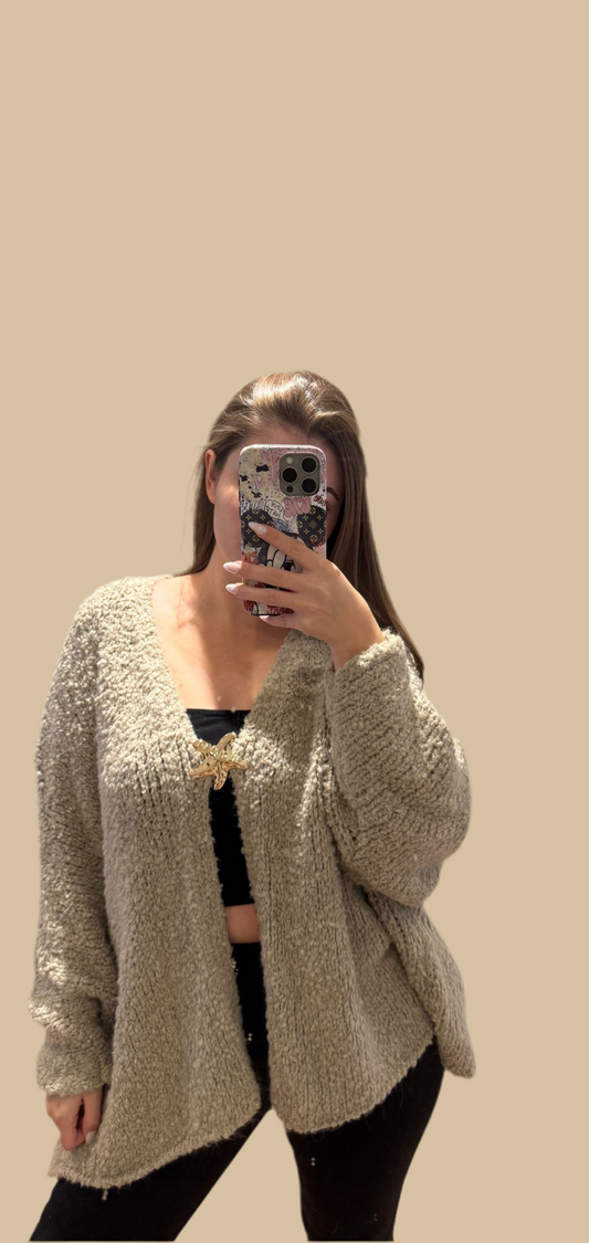 Boucle Cardigan Star