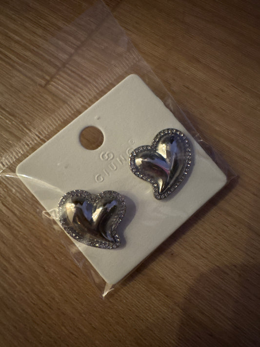 Ohrringe Herzii mit Strass