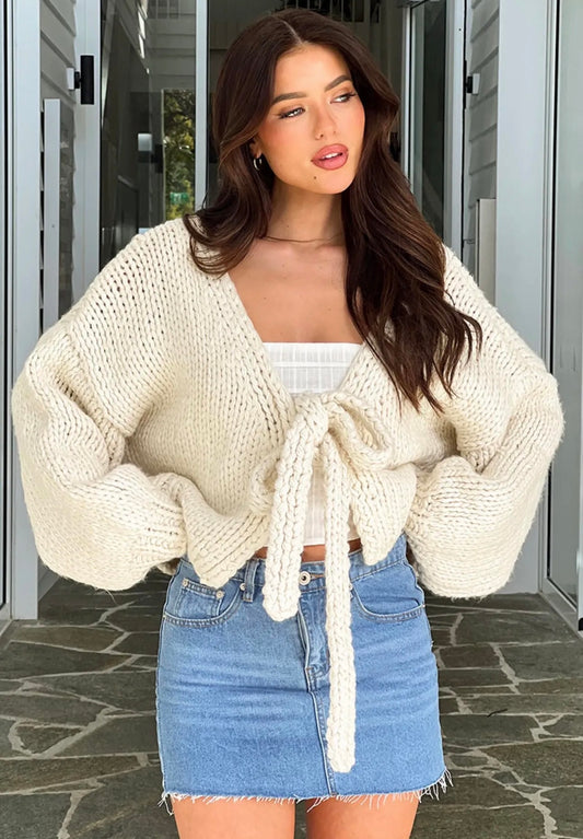 Schleifen Cardigan