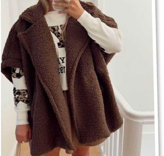 Oversize Teddy Weste