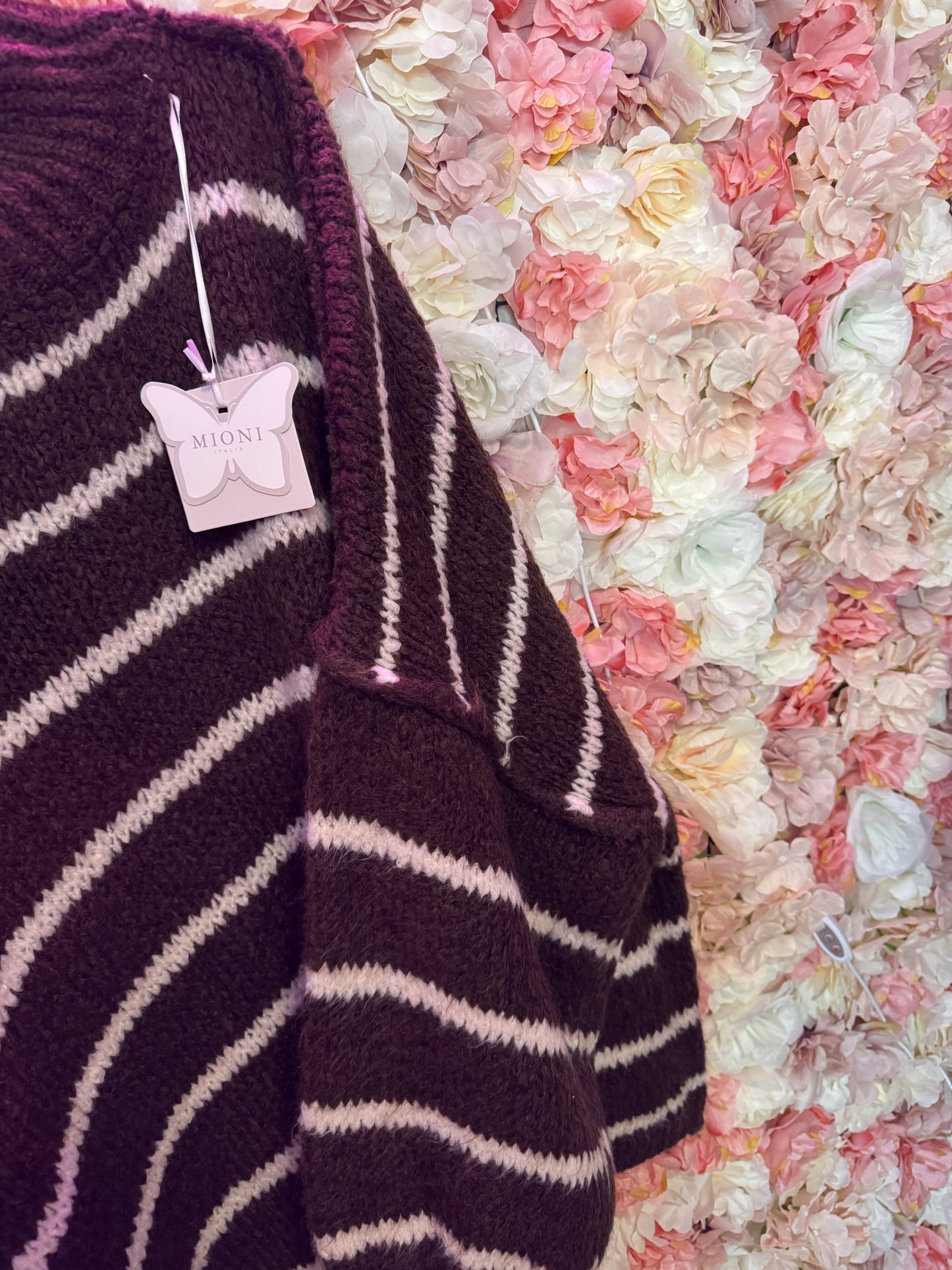Oversize Kuschelpullover Stripes